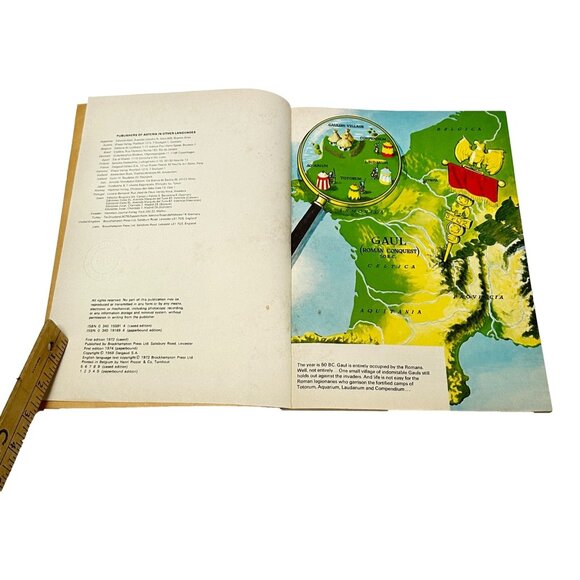 Asterix Graphic Novel Book Lot 4 Cleopatra Olympic Spain Legion PB 70s English - Picture 15 of 16